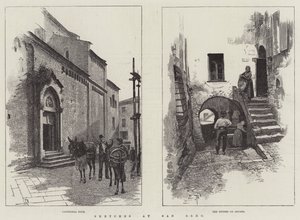 Sketches at San Remo